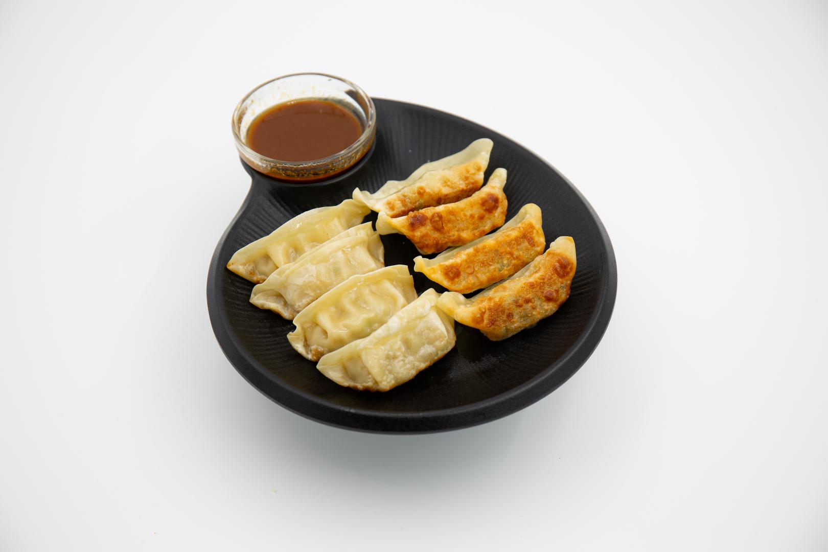 pan fried pork gyoza